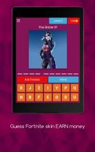 Guess Fortnite skin EARN money截图5