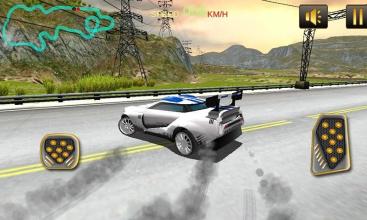 Real Police Car Chase 3D截图1