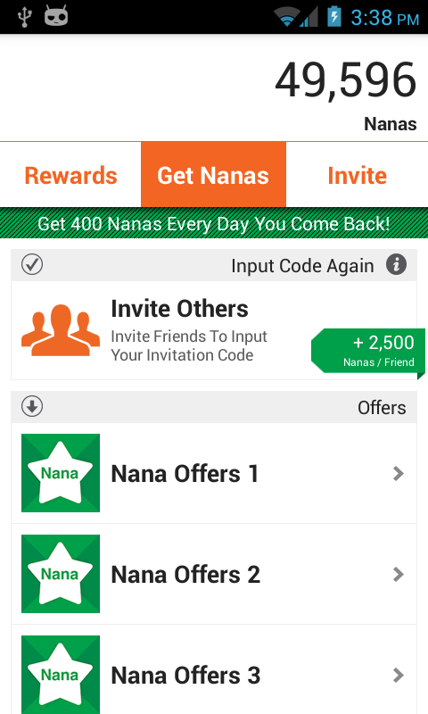 AppNana - Free Gift Cards截图10