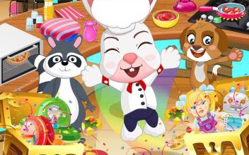 Mr. Bunn - Pizza Cooking restaurant kitchen game截图1