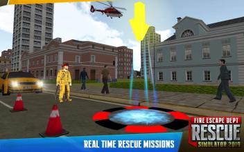 Fire Escape Fire Department Rescue Simulator 2019截图4