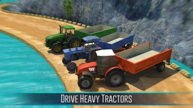 Tractor Truck Driving Sim: Hill Cargo Transport截图5