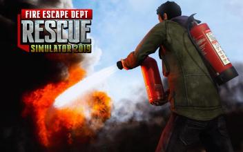 Fire Escape Fire Department Rescue Simulator 2019截图1