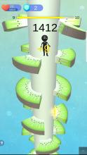 Helix Stickman Jump Game 2019 Stickman Crush Game截图5