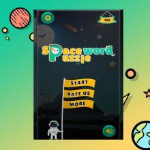 Space Word Connect Puzzle Game截图5