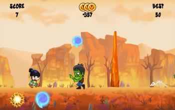 Zombie Kid Runner  Fun Games截图3