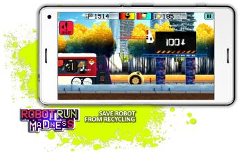 Robot Run Madness Runner Game截图1