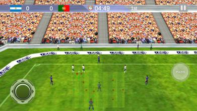 Soccer shoot  A thrilled football league 3D截图2