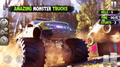 Fearless Monster Truck Crash  Demolition Derby 3D截图2