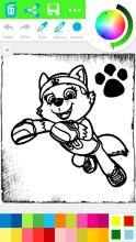 Paw Coloring Book for Puppy patrol for kids截图5