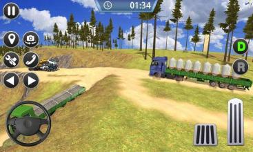 Truck Climbing Hill Games  Cargo Truck Driver Sim截图2