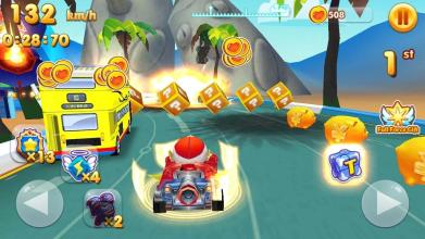 Toon Car Racing 3D截图2