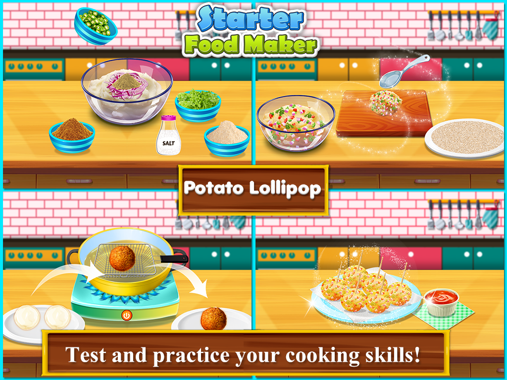 Starter Food Maker - Kitchen Cooking Games截图1