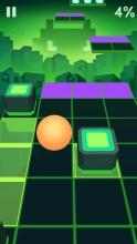 Scrolling Ball in Sky: casual rolling game截图1