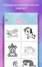 Unicorn Number Coloring - Pixel Art No.Draw截图3