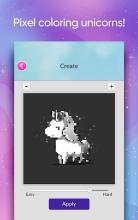 Unicorn Number Coloring - Pixel Art No.Draw截图1