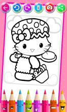 Kitty Coloring Book - Cute Drawing Game截图5