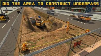 Mega City Underpass Construction: Bridge Building截图4