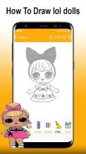 Draw LOL Surprise Dolls eggs截图2