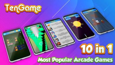 10 in 1 Game Small Size Arcade Games截图5