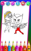 PJ Coloring Hero Masks - Drawing Book For Kids截图2