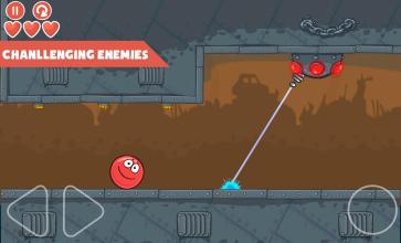 Red Bounce Ball 5 Jump Ball Adventure截图1