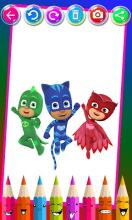 PJ Coloring Hero Masks - Drawing Book For Kids截图5