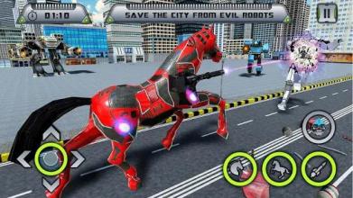 Car Robot Transformation Game - Horse Robot Rage截图5