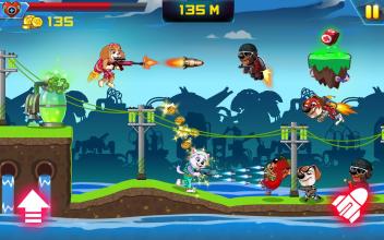 Paw Puppy Jetpack Fighter截图1