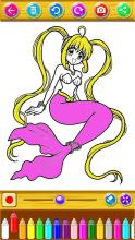 coloring mermaid截图3