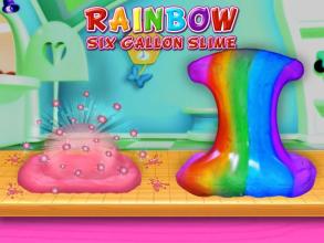 Glitter Six Gallon Slime Rainbow Squishy截图5