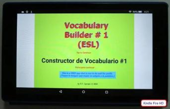 Vocabulary Builder - English/Spanish-1截图4