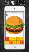 Cooking Food Color by Number  Food Game Pixel Art截图5