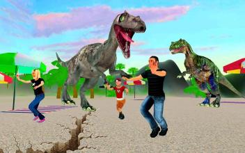 Dinosaur Simulator Game  Frenzy Attack at Beach截图4