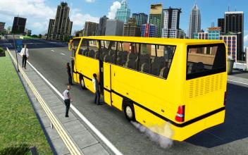 City Bus Coach Transport Simulator New Bus Driving截图2