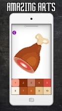 Cooking Food Color by Number  Food Game Pixel Art截图2