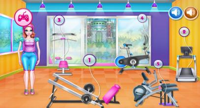 Princess fitness program | girls games截图4