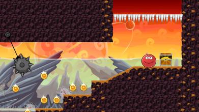 Red Bounce Ball Adventure Volcano截图2