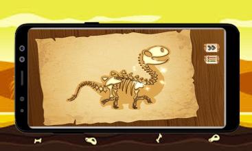 Dino Bone Discovery  Dinosaur Puzzle截图3