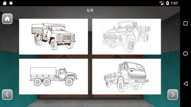 Russian Cars Coloring Book截图3