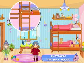 Pretend Play Doll House Town Family Mansion Fun截图4