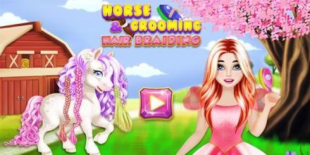 Horse Grooming & Braiding: Makeover Hairstyle Game截图3