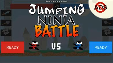 Jumping Ninja Battle - Two Player battle Action!截图4