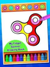 Fidget Spinner Color Book & Drawing Pad截图3