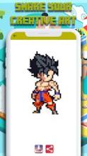 Color By Number DBZ Pixel Art images截图5