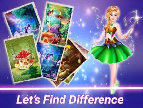 Find The Difference Fairy Princess - Spot It截图5