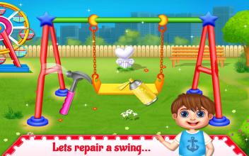 Kids Amusement Park  Cleanup and Repair截图2