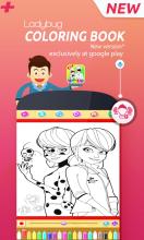 Ladybug Mira Coloring Book For Kids截图3