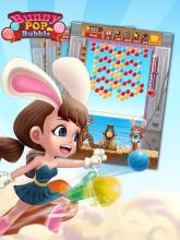 Bubbles shooter pop candygirl dances music game截图5