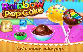 Rainbow Cake Pop Maker  Dessert Food Cooking Game截图3